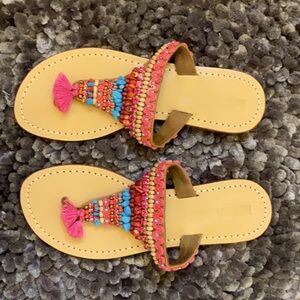 These mystique sandals are size 6 and lightly worn